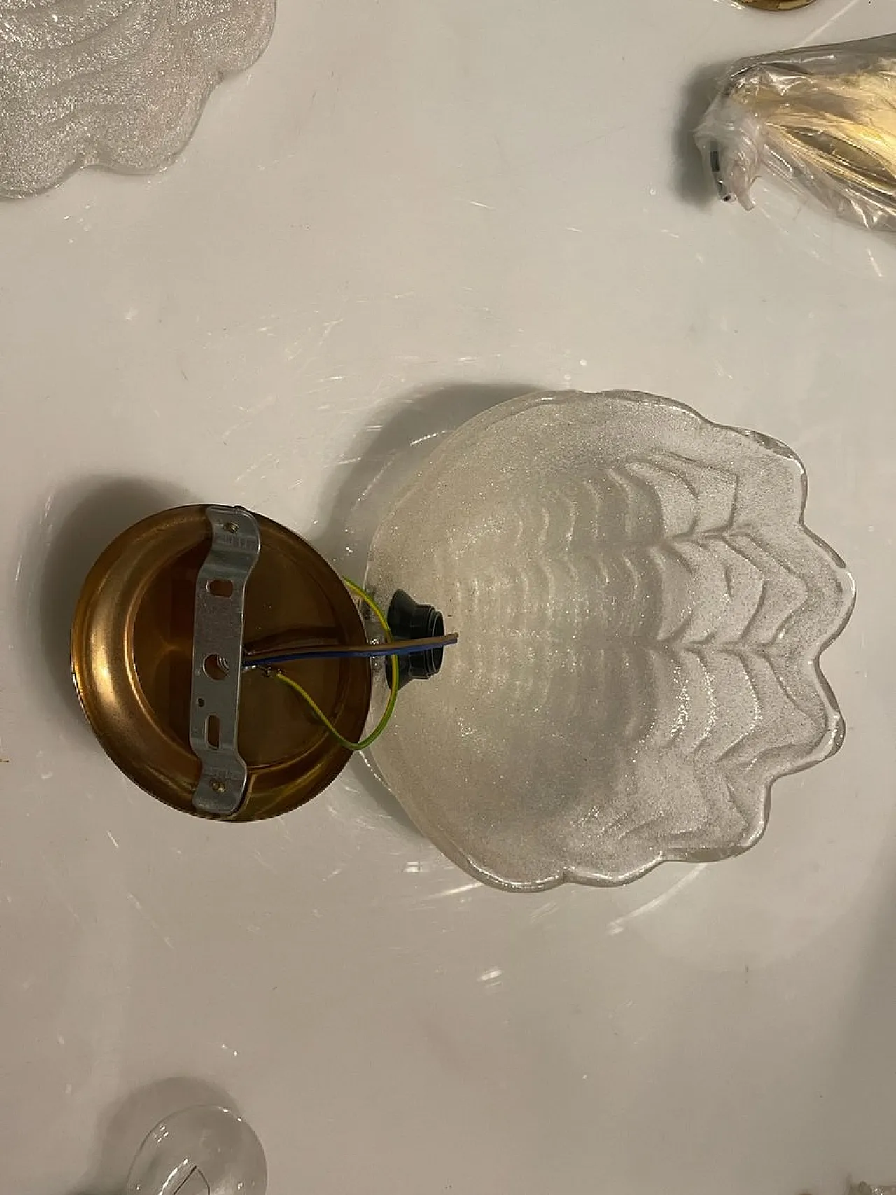 Pair of Murano glass wall lights, 1970s 4