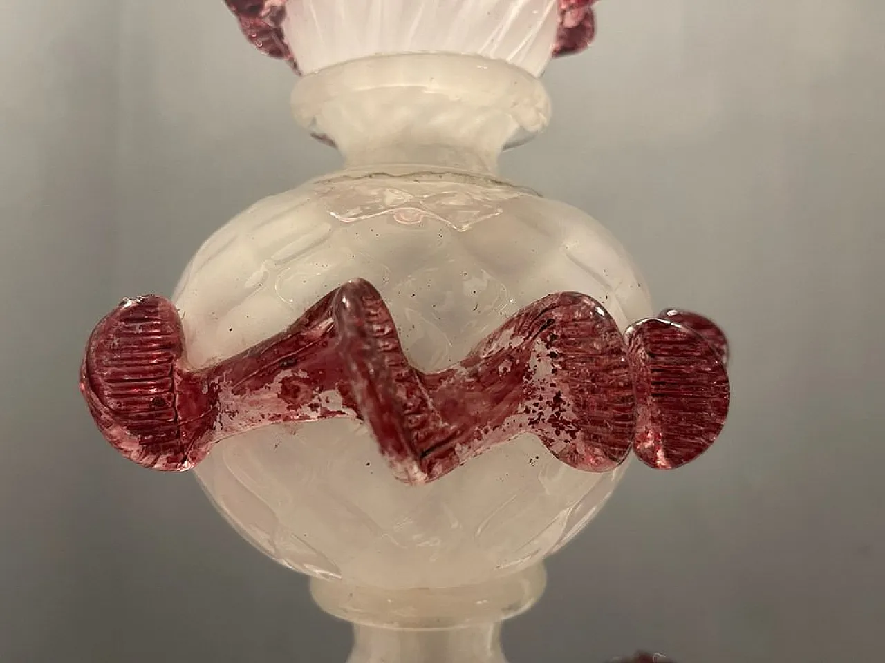 Lampadario grande in vetro veneziano, anni '70 3