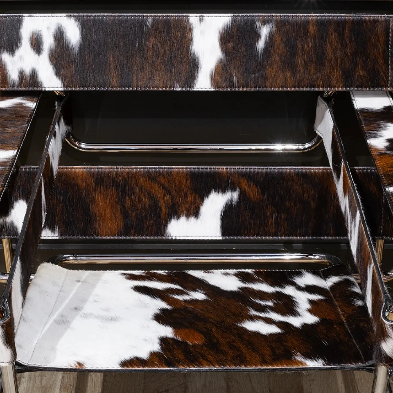 Pair of B3 Wassily armchairsin fur by Knoll, 2000s 7