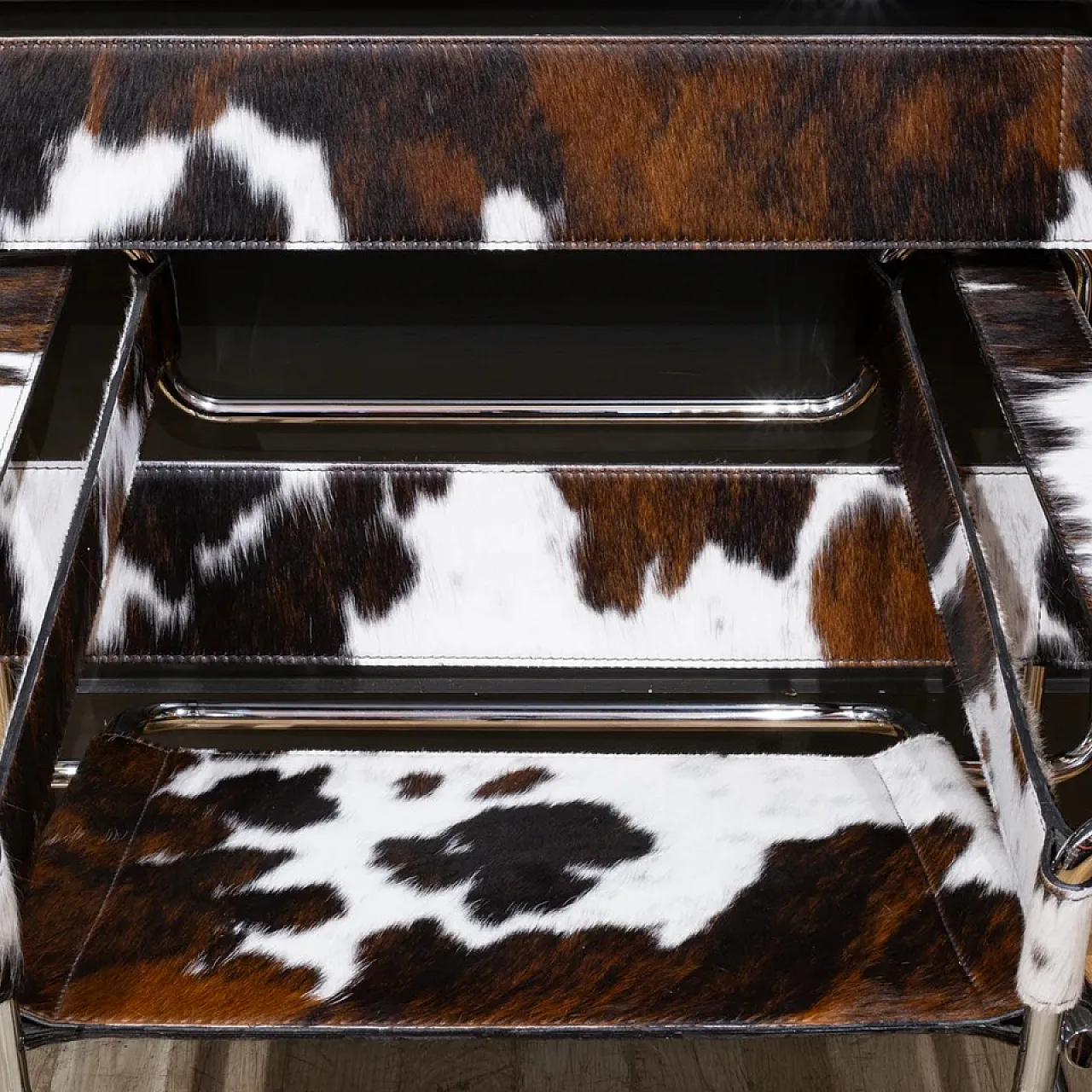 Pair of B3 Wassily armchairsin fur by Knoll, 2000s 8