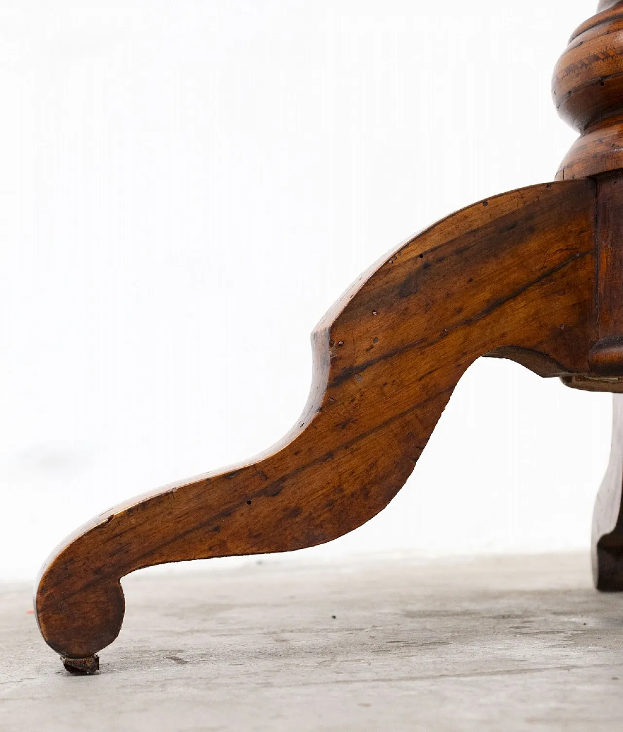 Tavolino Rolo in legno intarsiato, metà '800 5