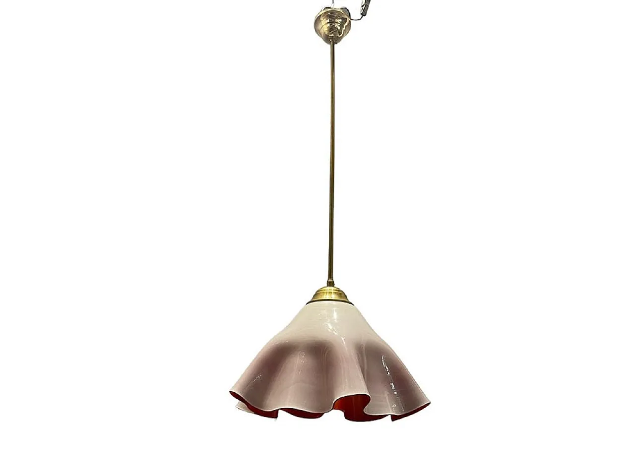 Murano glass hanging handkerchief by Venini, 1970s 2