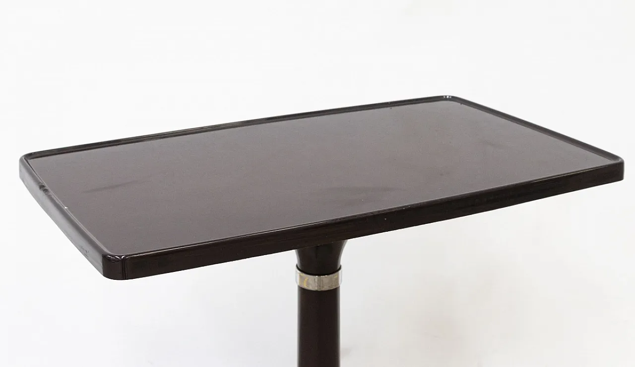 Tavolino con ruote Kastilia in plastica e legno, anni '70 3