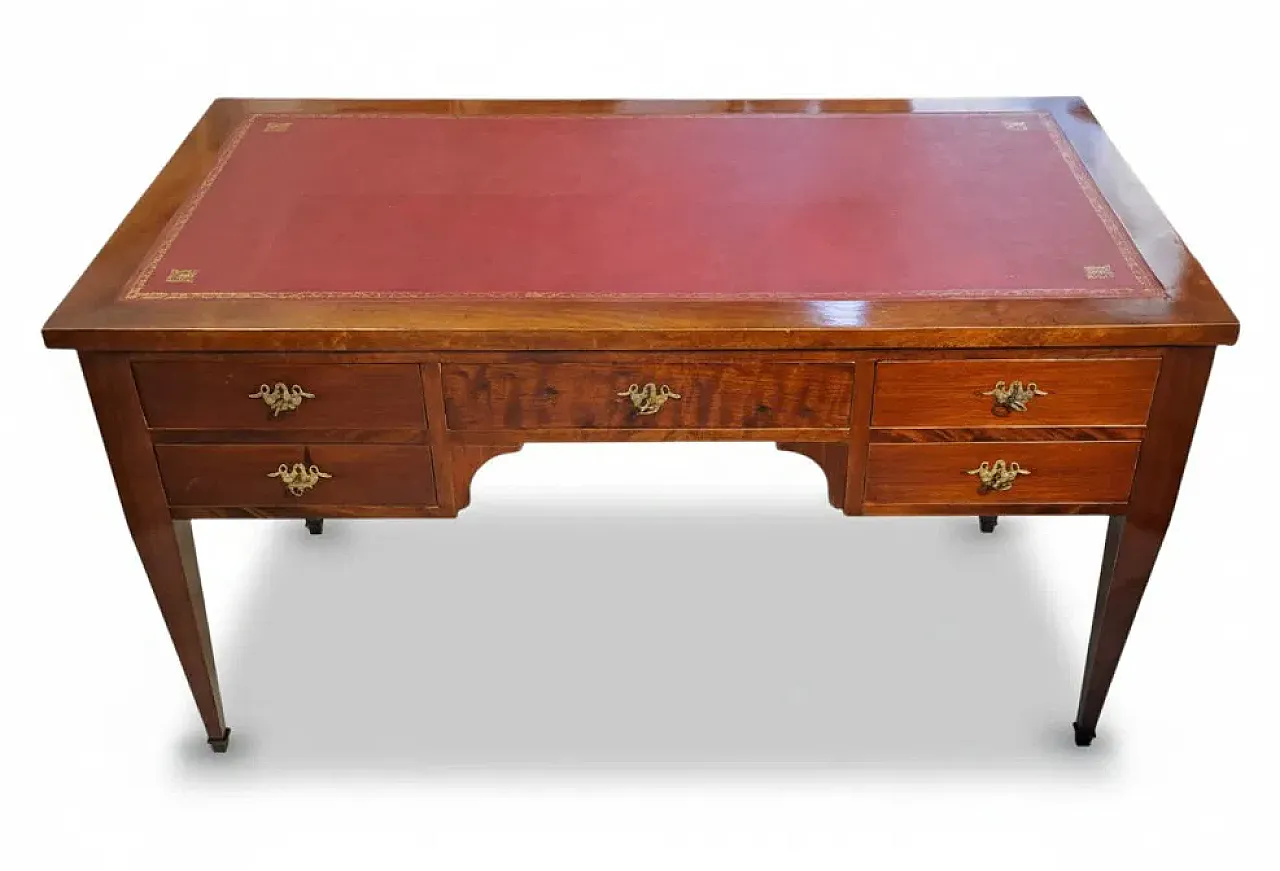 Mahogany wood and mahogany feather desk, 19th century 5