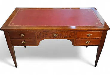 Mahogany wood and mahogany feather desk, 19th century