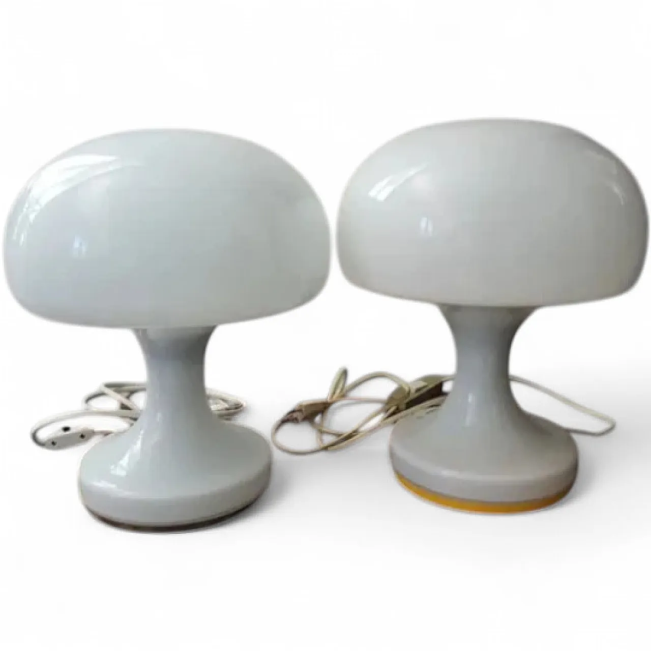 Coppia di lampade da tavolo a forma di fungo per Jihlava, anni '70 6