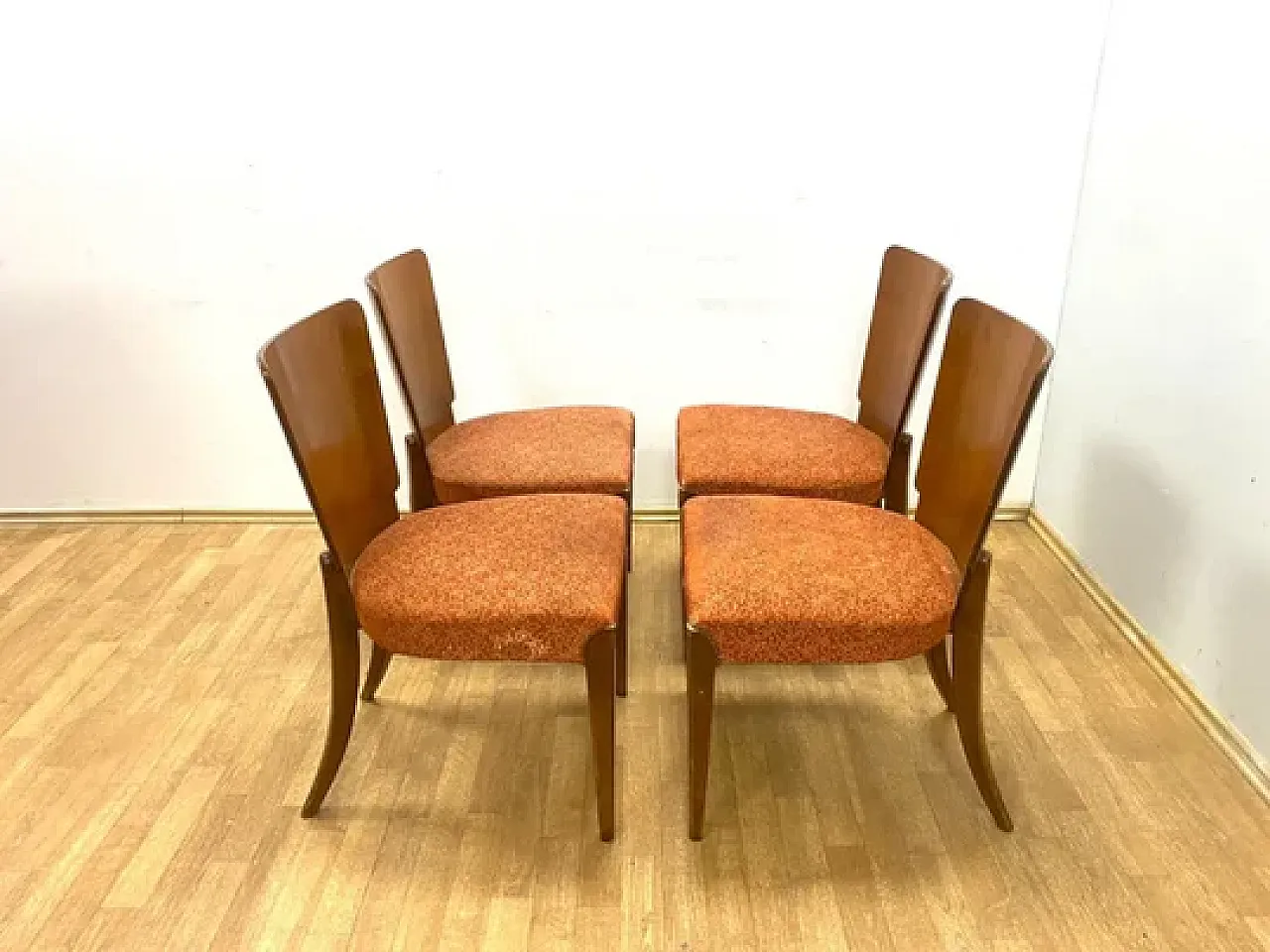 4 Sedie di Jindřich Halabala, anni '60 1