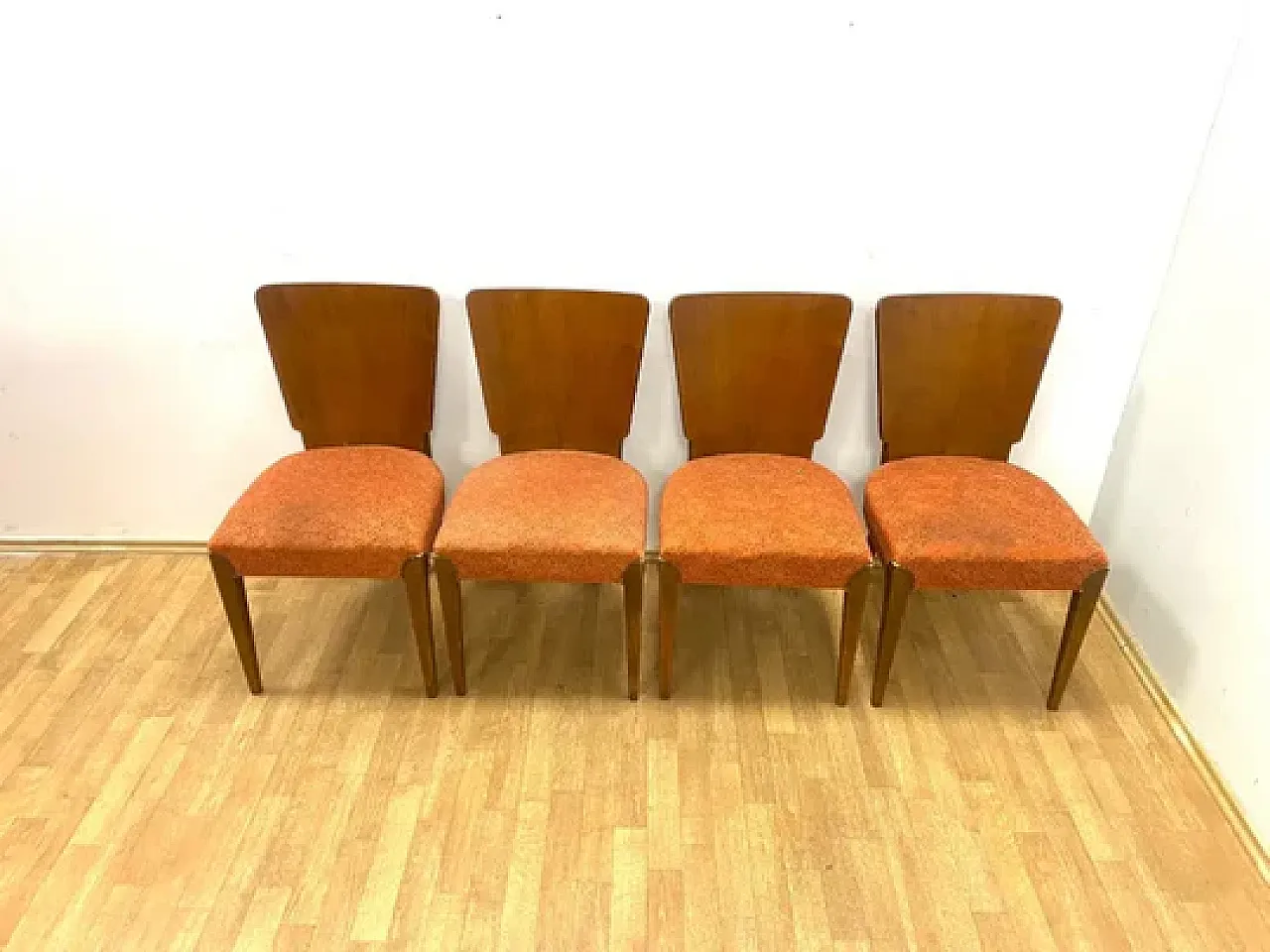 4 Sedie di Jindřich Halabala, anni '60 2