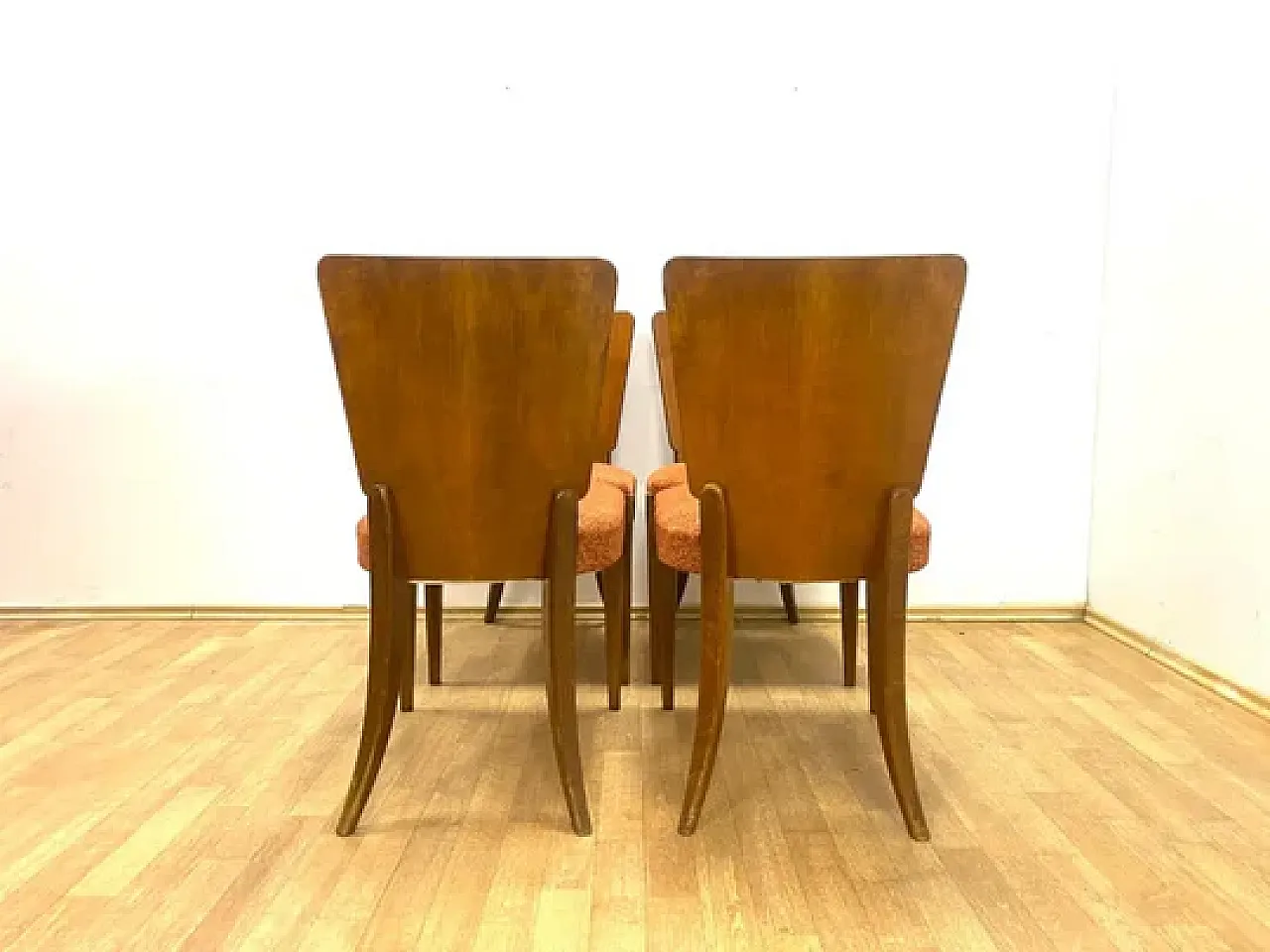 4 Sedie di Jindřich Halabala, anni '60 3