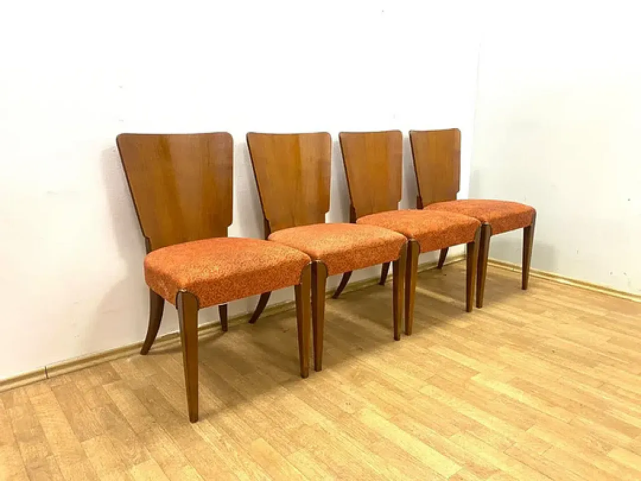 4 Sedie di Jindřich Halabala, anni '60 4