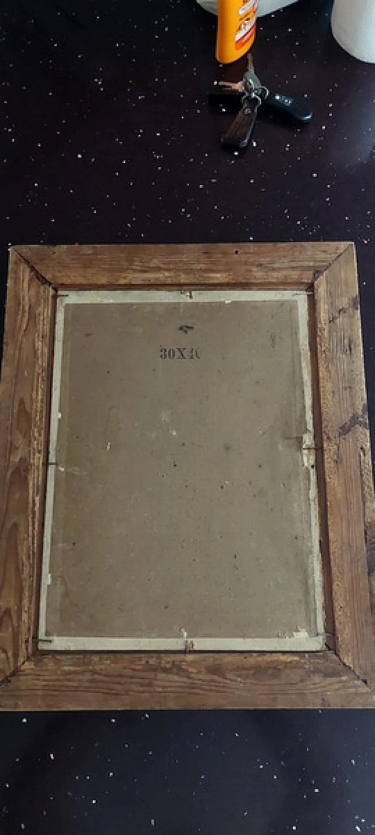 Franco Ricciardi, dipinto a olio su cartone, primo '900 5