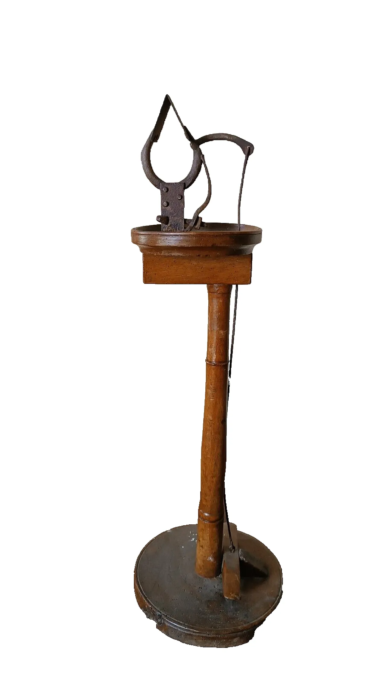 Walnut and iron glove manufacturing tool, 19th century 1