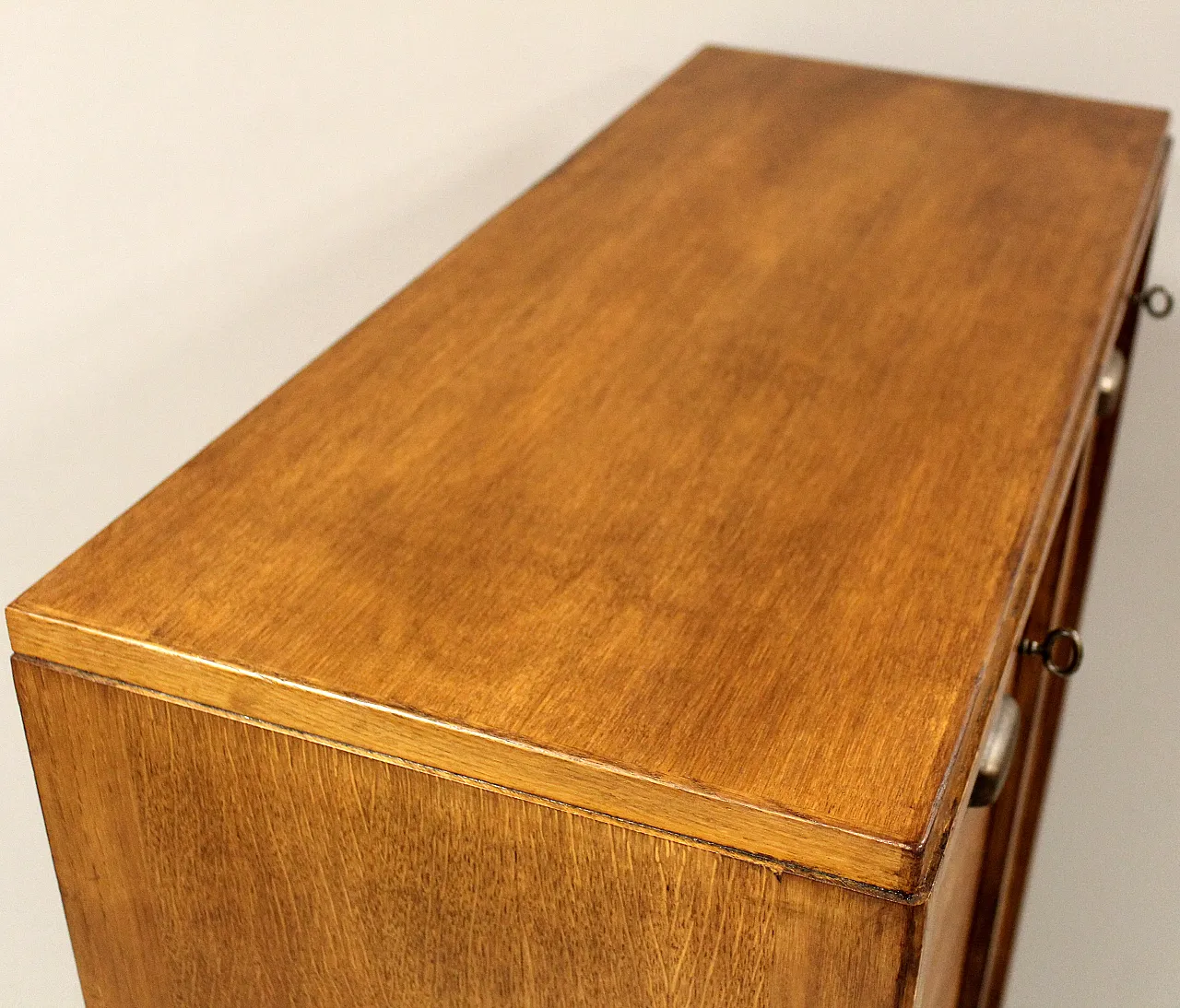 Classificatore serranda schedario archivio in rovere, primo '900 7