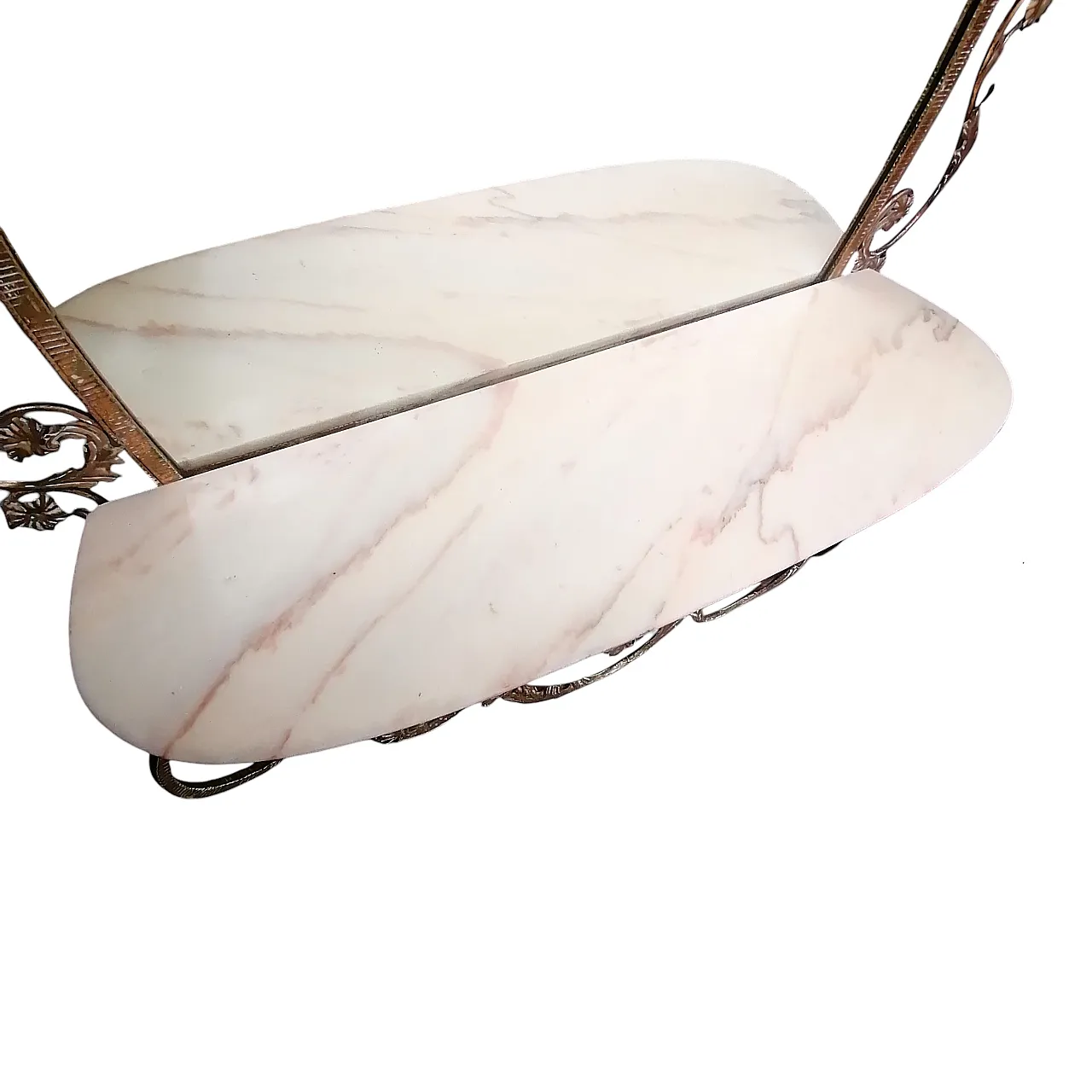 Specchiera e sedia in ferro battuto di Pierluigi Colli, anni '60 5