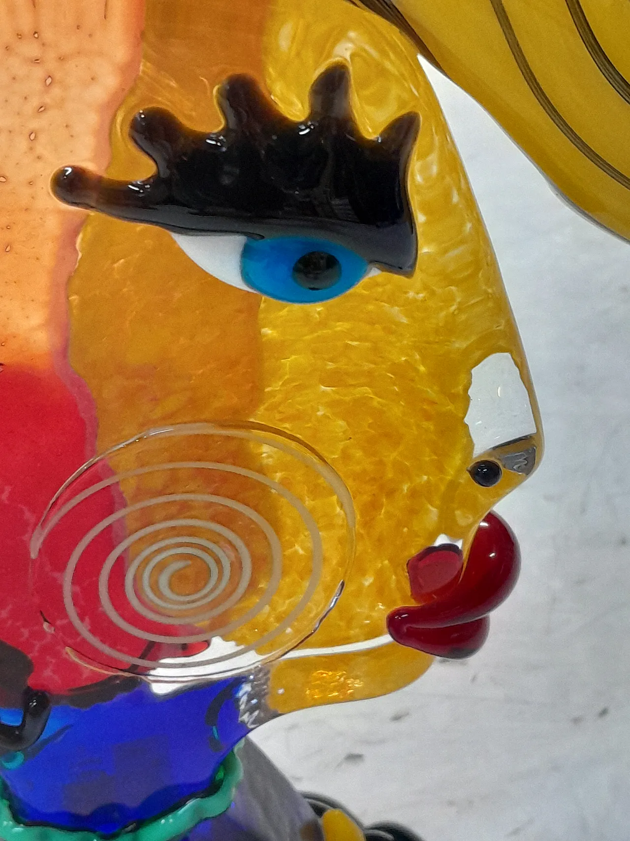 Murano glass sculpture by Badioli in homage to Picasso, 20th century 12