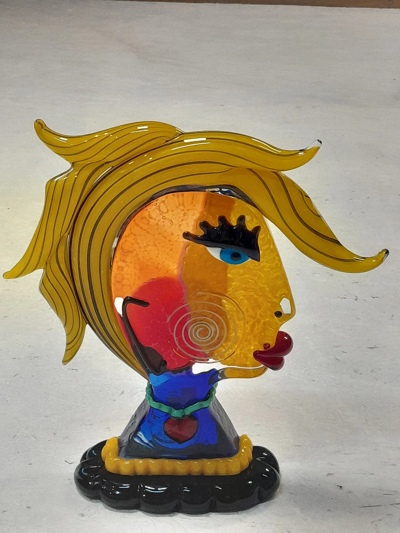 Murano glass sculpture by Badioli in homage to Picasso, 20th century 16