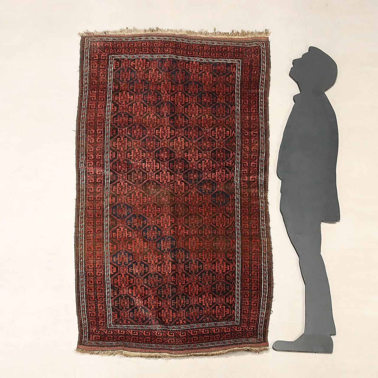 Tappeto Baluchi, lana, fatto a mano, maglia fine, '900 3