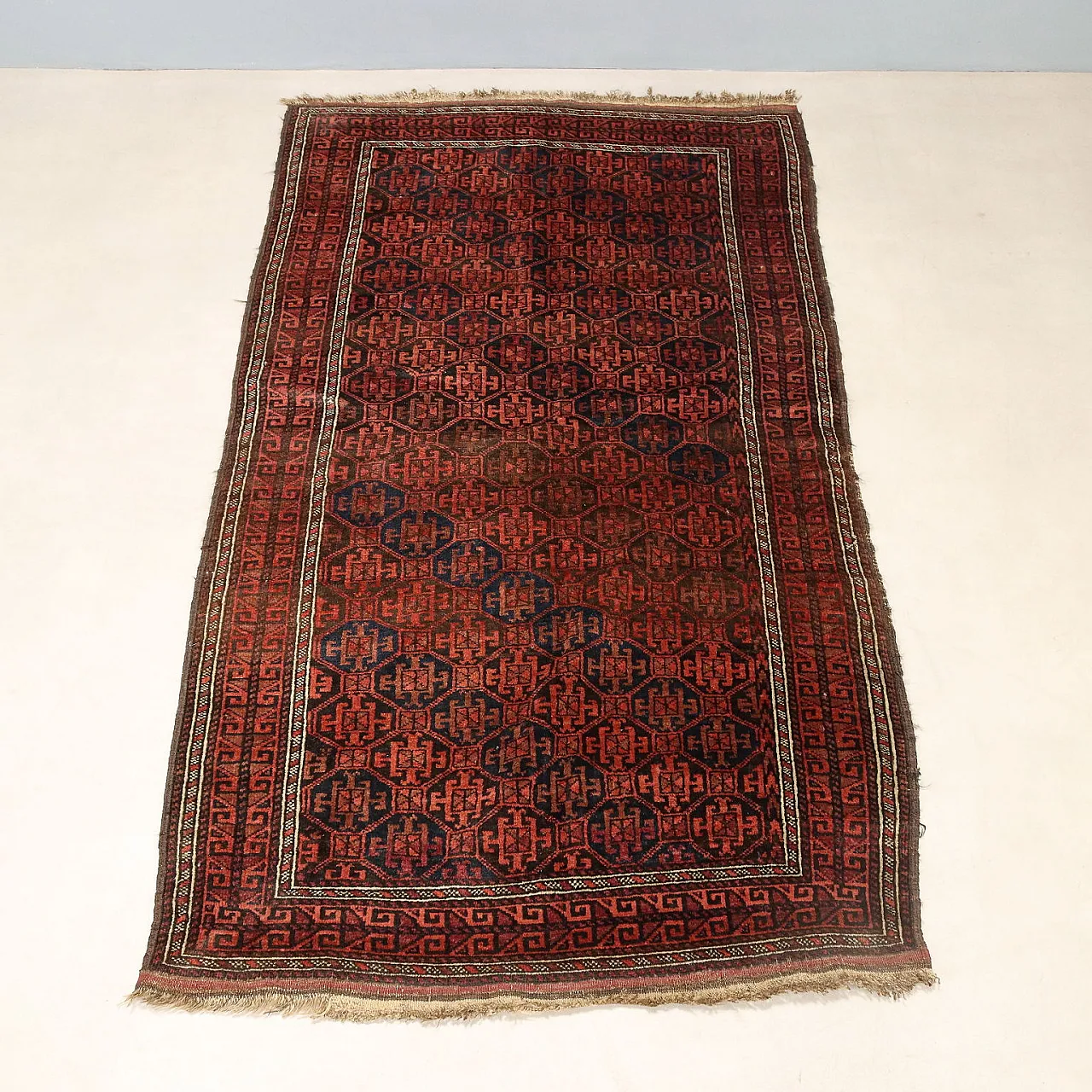 Tappeto Baluchi, lana, fatto a mano, maglia fine, '900 4