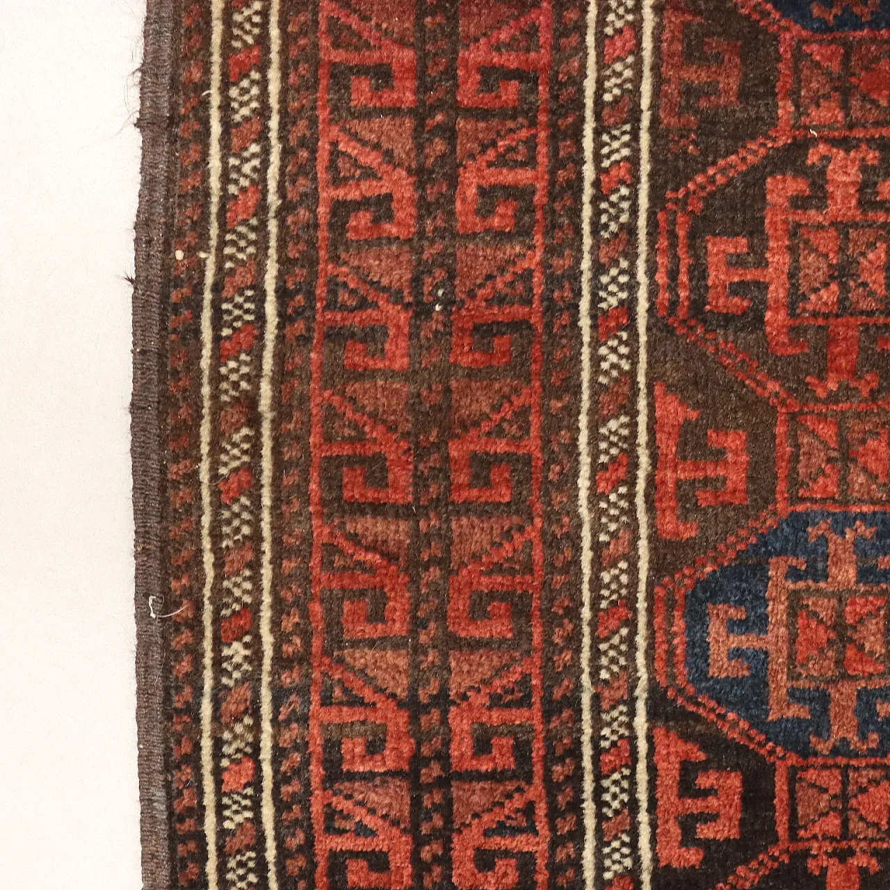 Tappeto Baluchi, lana, fatto a mano, maglia fine, '900 7