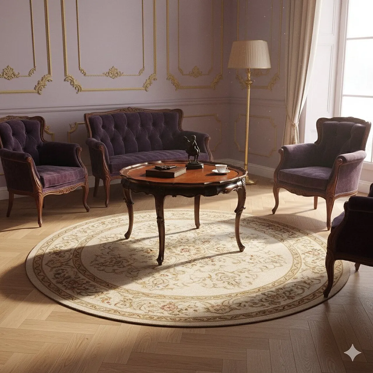 Tavolino in noce e faggio tinto, primo '900 2