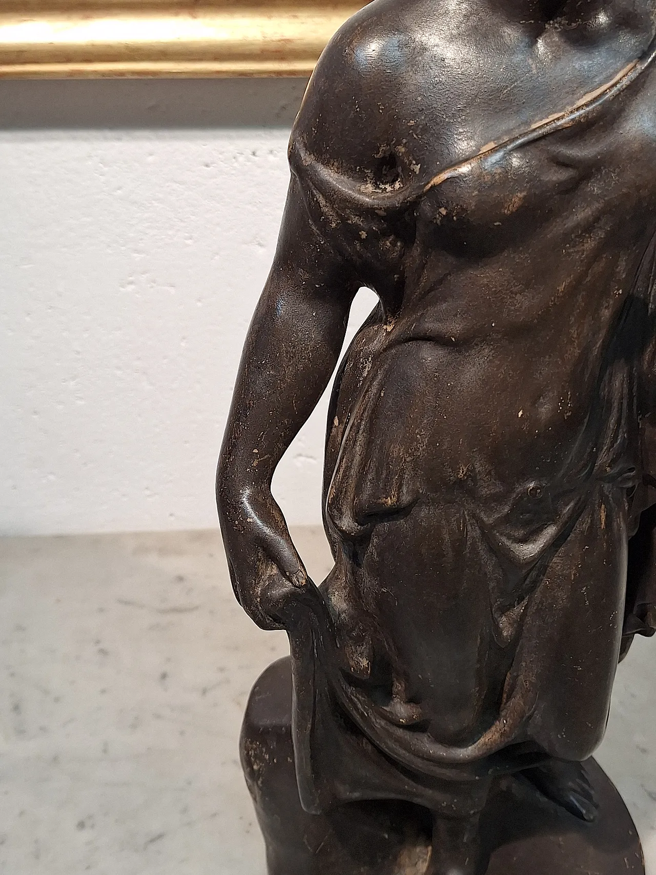 Venus statue in faux bronze patinated terracotta, 20th century 1