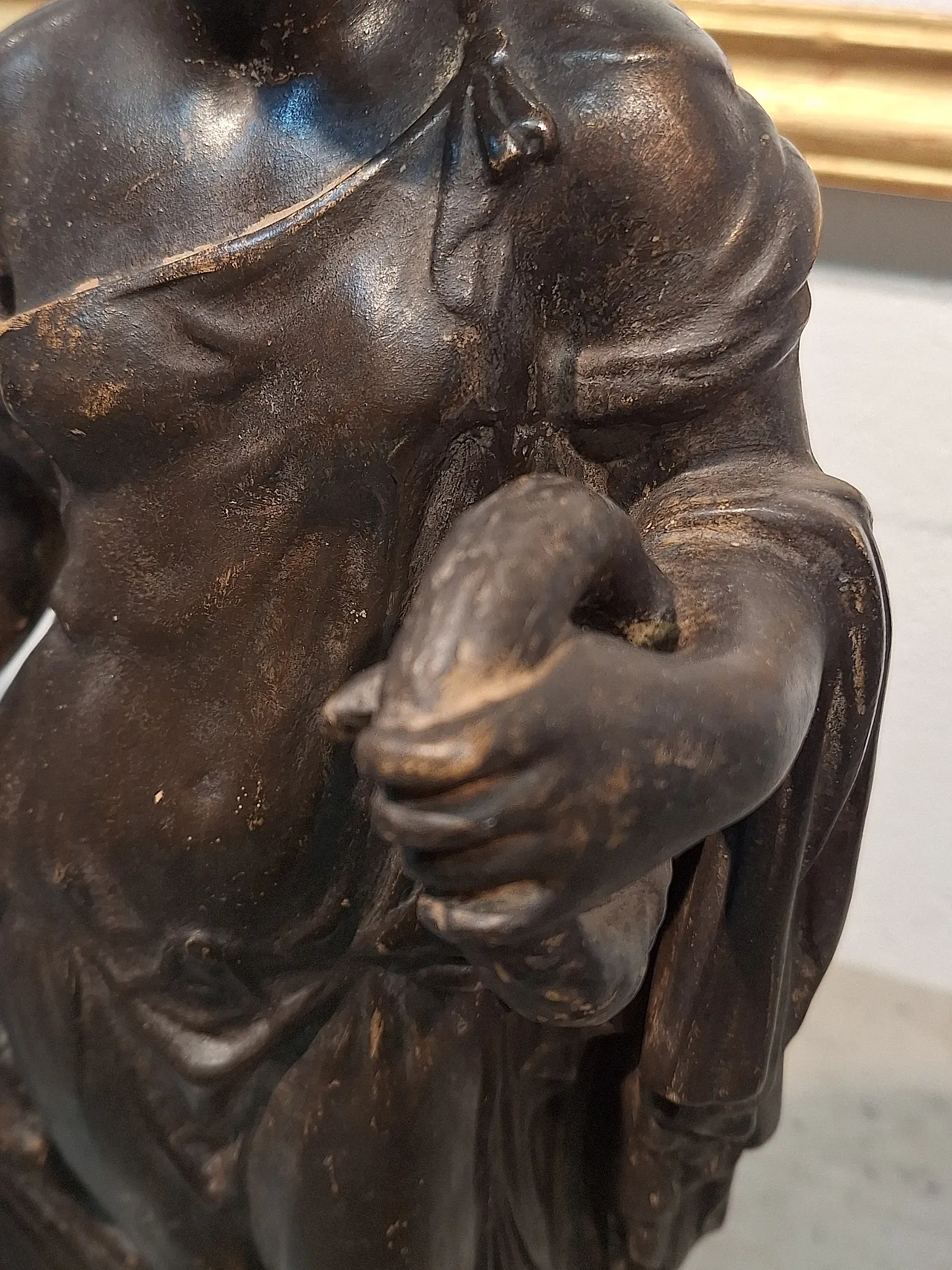 Venus statue in faux bronze patinated terracotta, 20th century 36