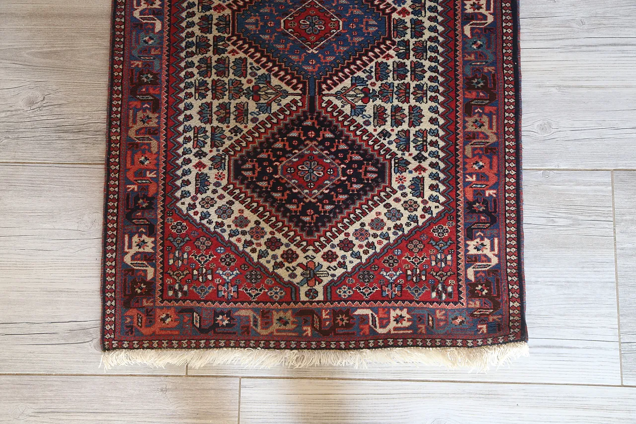 Hand-knotted Caucasian Shirvan lane carpet, 60s 4