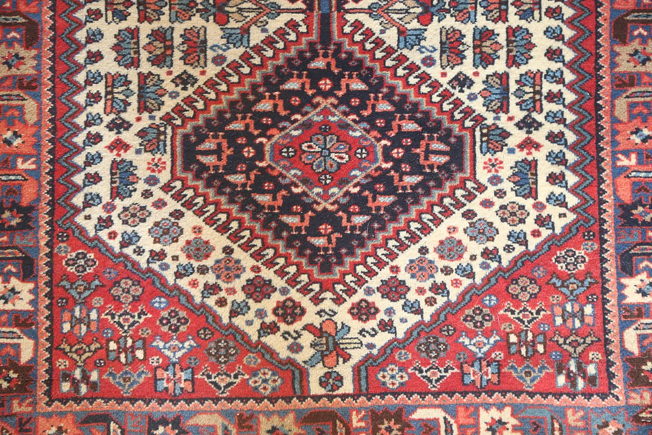 Hand-knotted Caucasian Shirvan lane carpet, 60s 5
