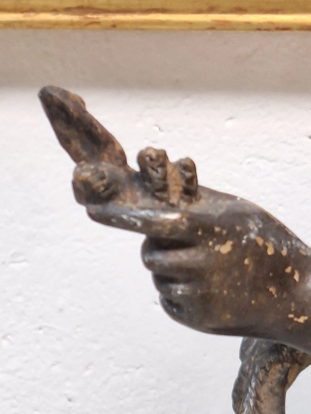 Statue depicting a dressed female figure, 20th century 7