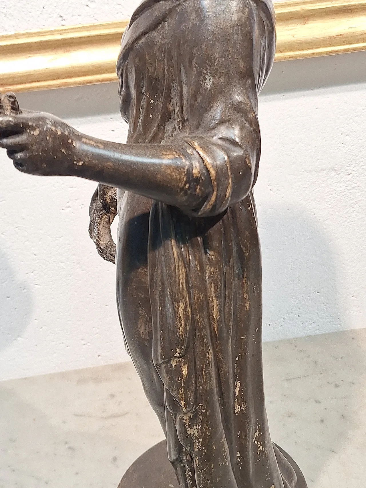 Statue depicting a dressed female figure, 20th century 9