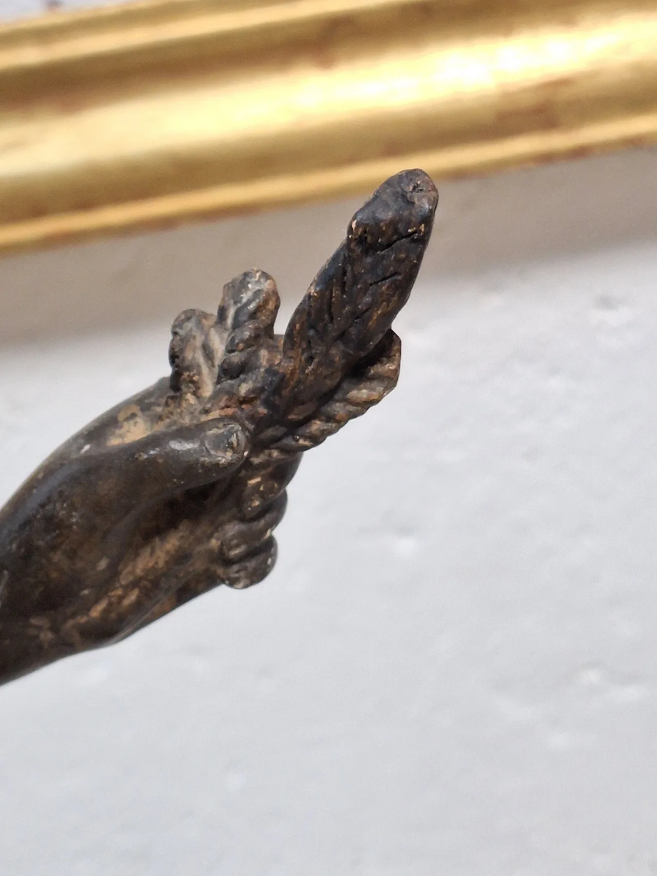 Statue depicting a dressed female figure, 20th century 18