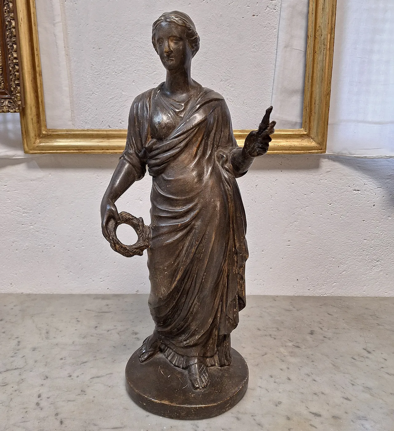 Statue depicting a dressed female figure, 20th century 23