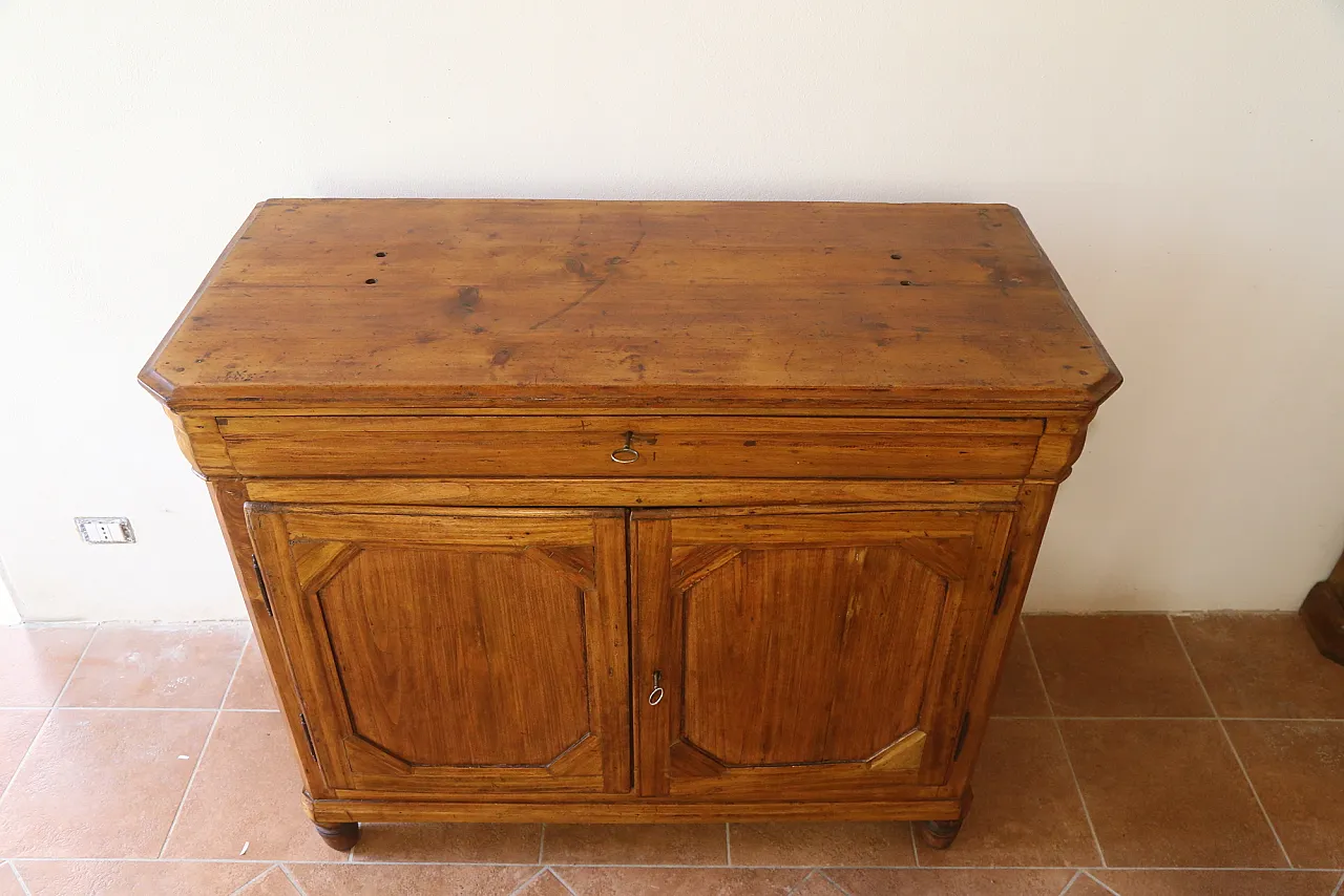 Charles X sideboard in cappuccino maple woodd, early 19th century 4