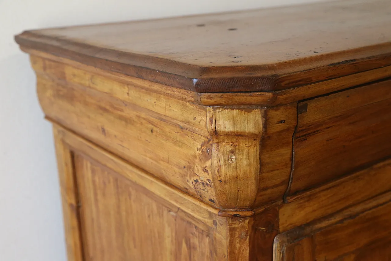 Charles X sideboard in cappuccino maple woodd, early 19th century 7