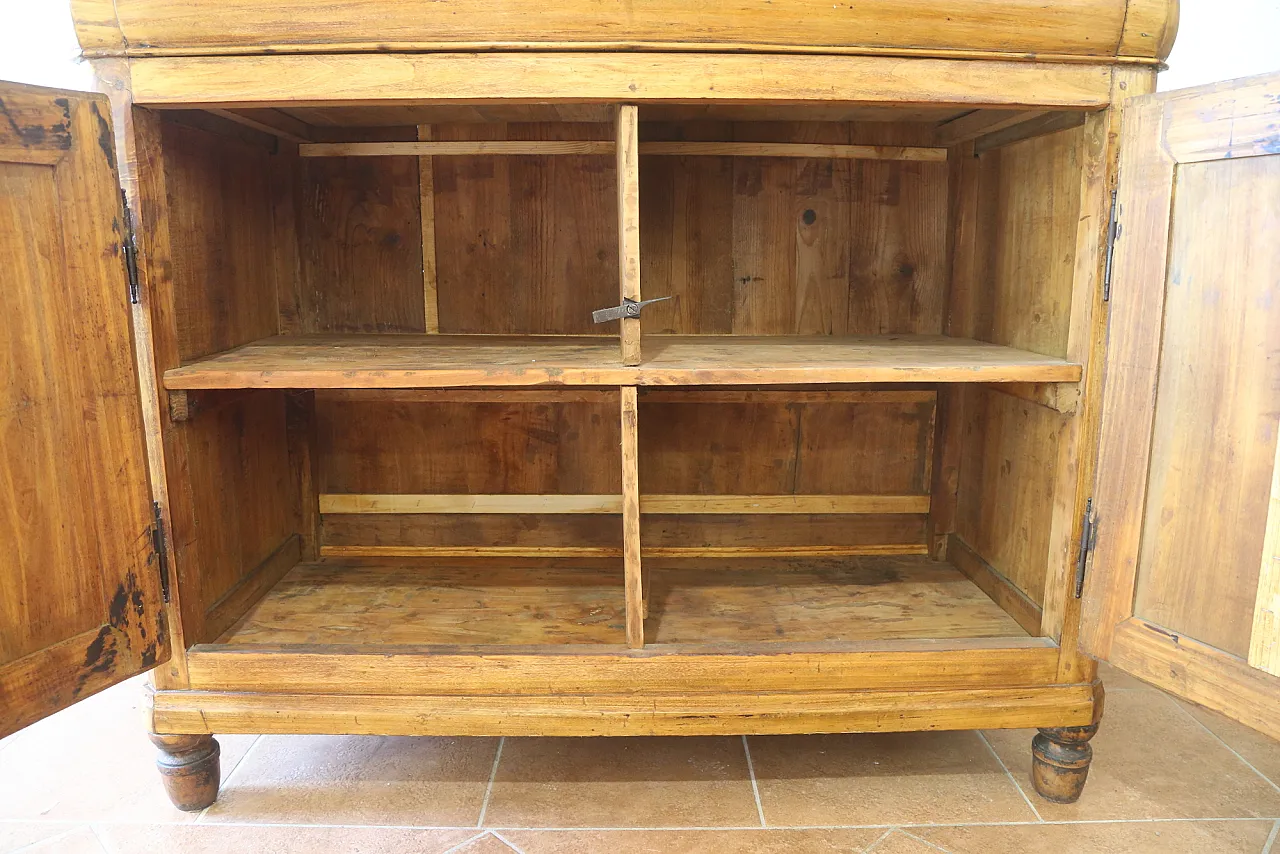 Charles X sideboard in cappuccino maple woodd, early 19th century 14