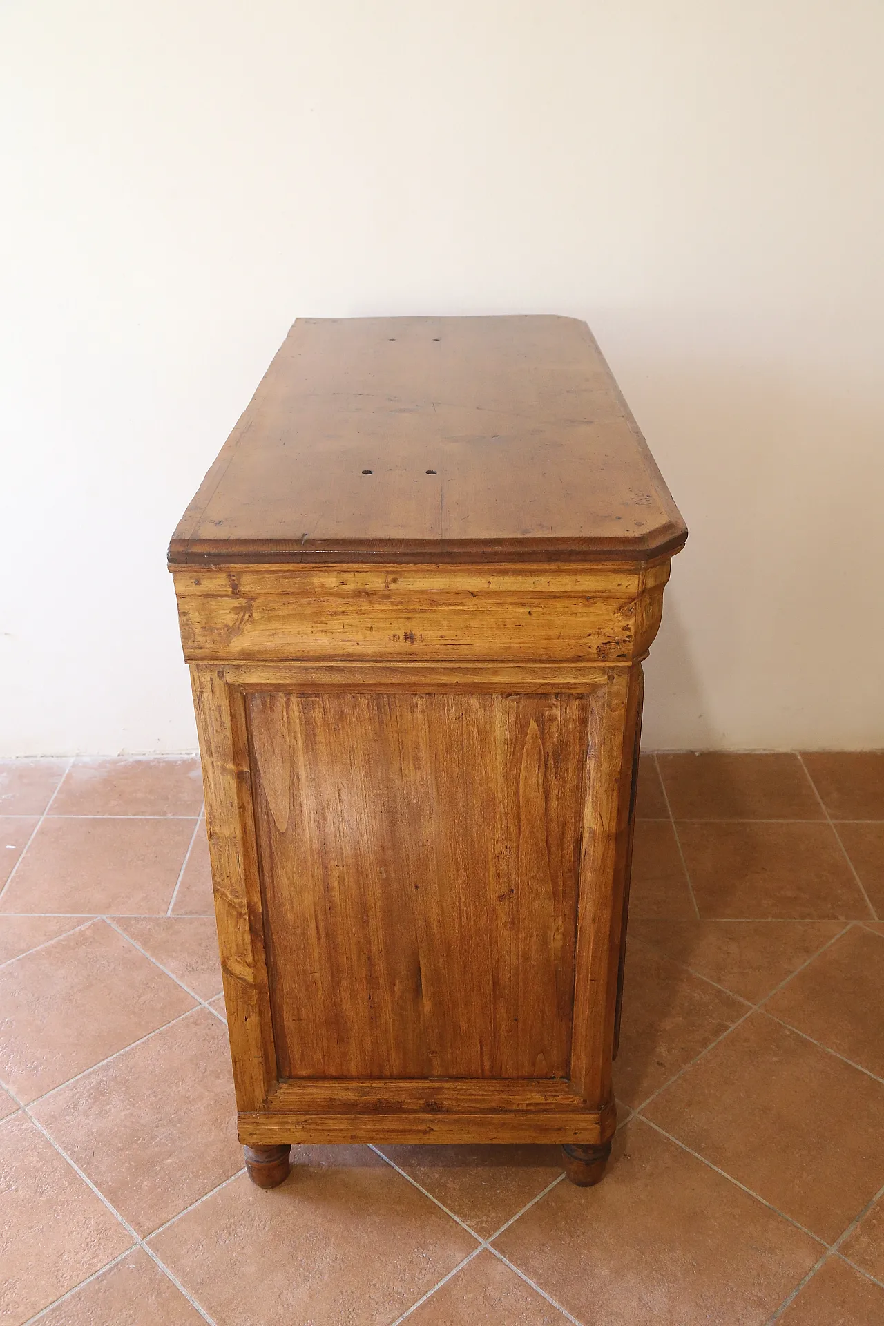 Charles X sideboard in cappuccino maple woodd, early 19th century 23