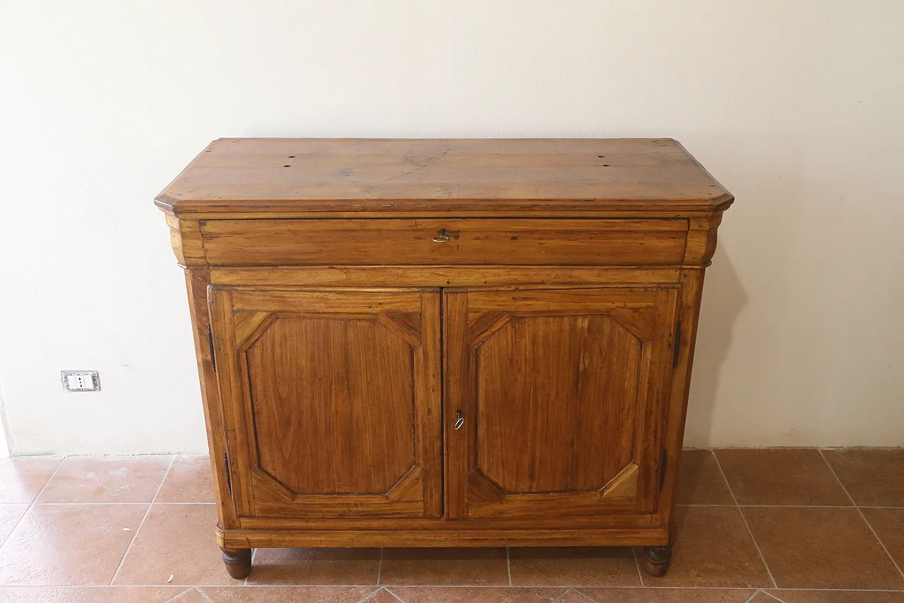 Charles X sideboard in cappuccino maple woodd, early 19th century 25