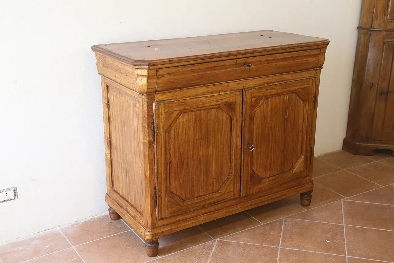 Charles X sideboard in cappuccino maple woodd, early 19th century 26