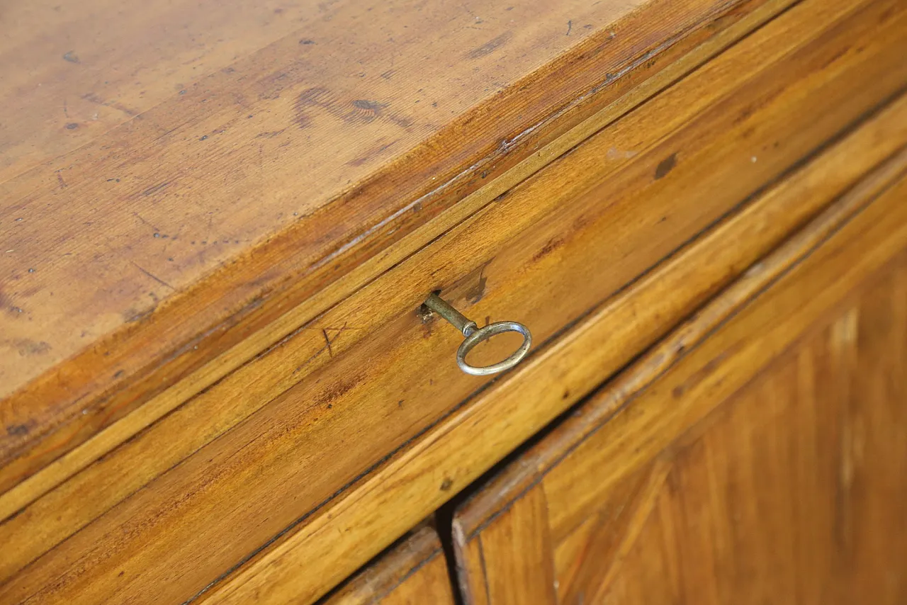 Charles X sideboard in cappuccino maple woodd, early 19th century 30