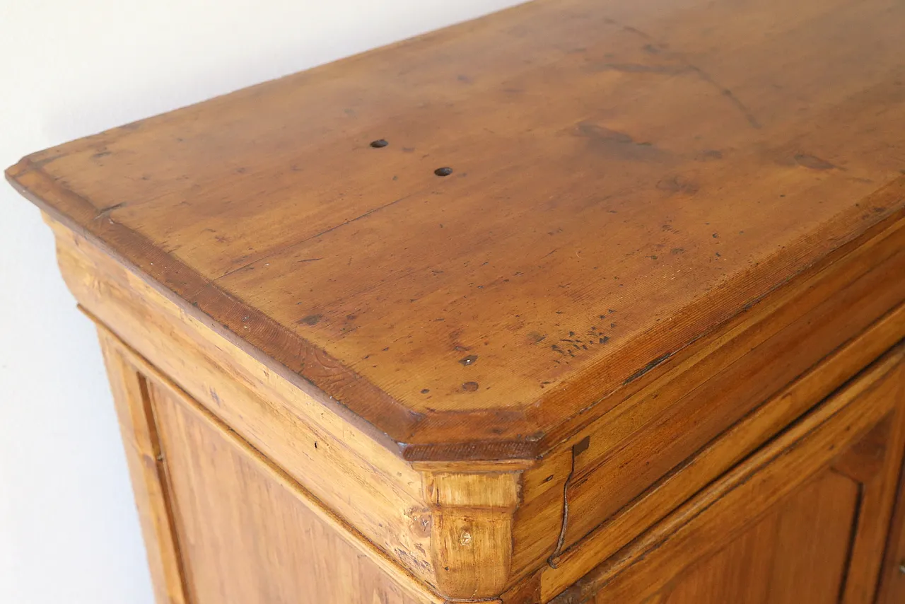 Charles X sideboard in cappuccino maple woodd, early 19th century 32