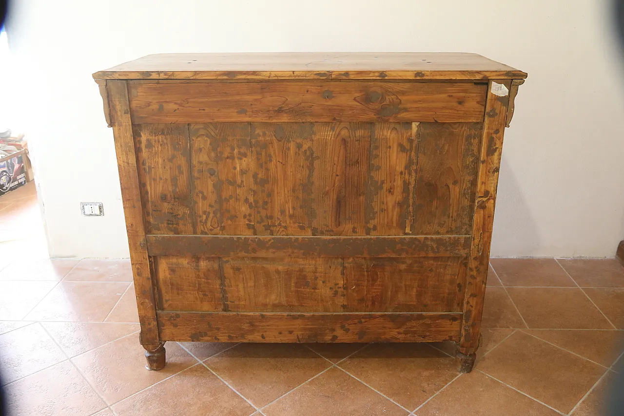 Charles X sideboard in cappuccino maple woodd, early 19th century 40