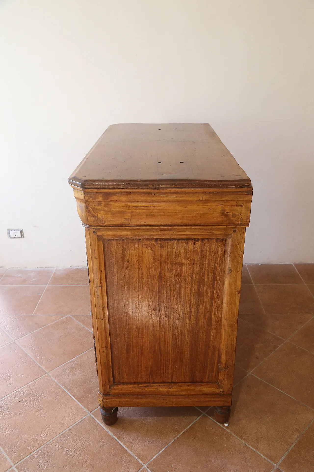 Charles X sideboard in cappuccino maple woodd, early 19th century 48