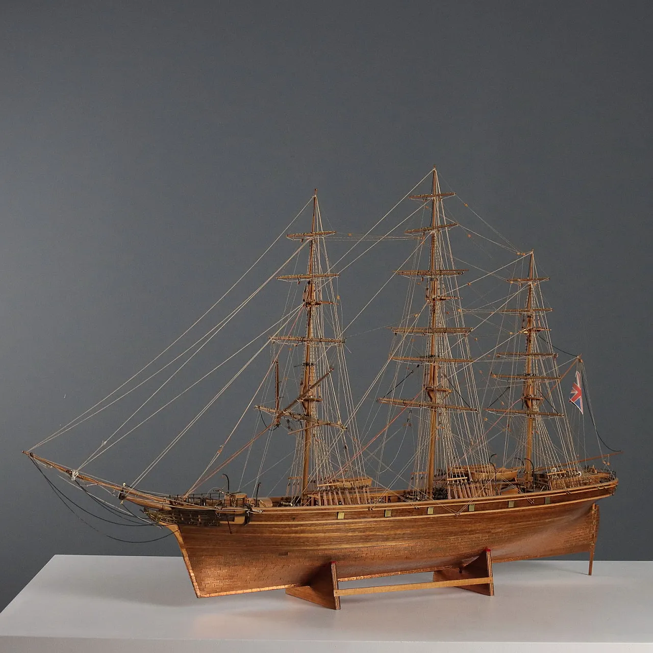 Vaso in legno costruito a mano, '900 1