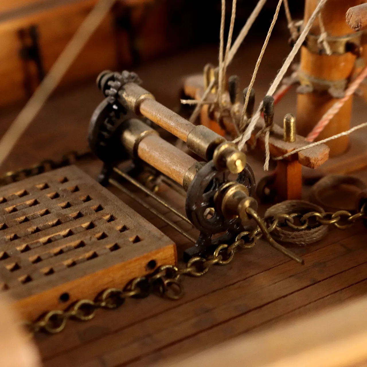 Vaso in legno costruito a mano, '900 4