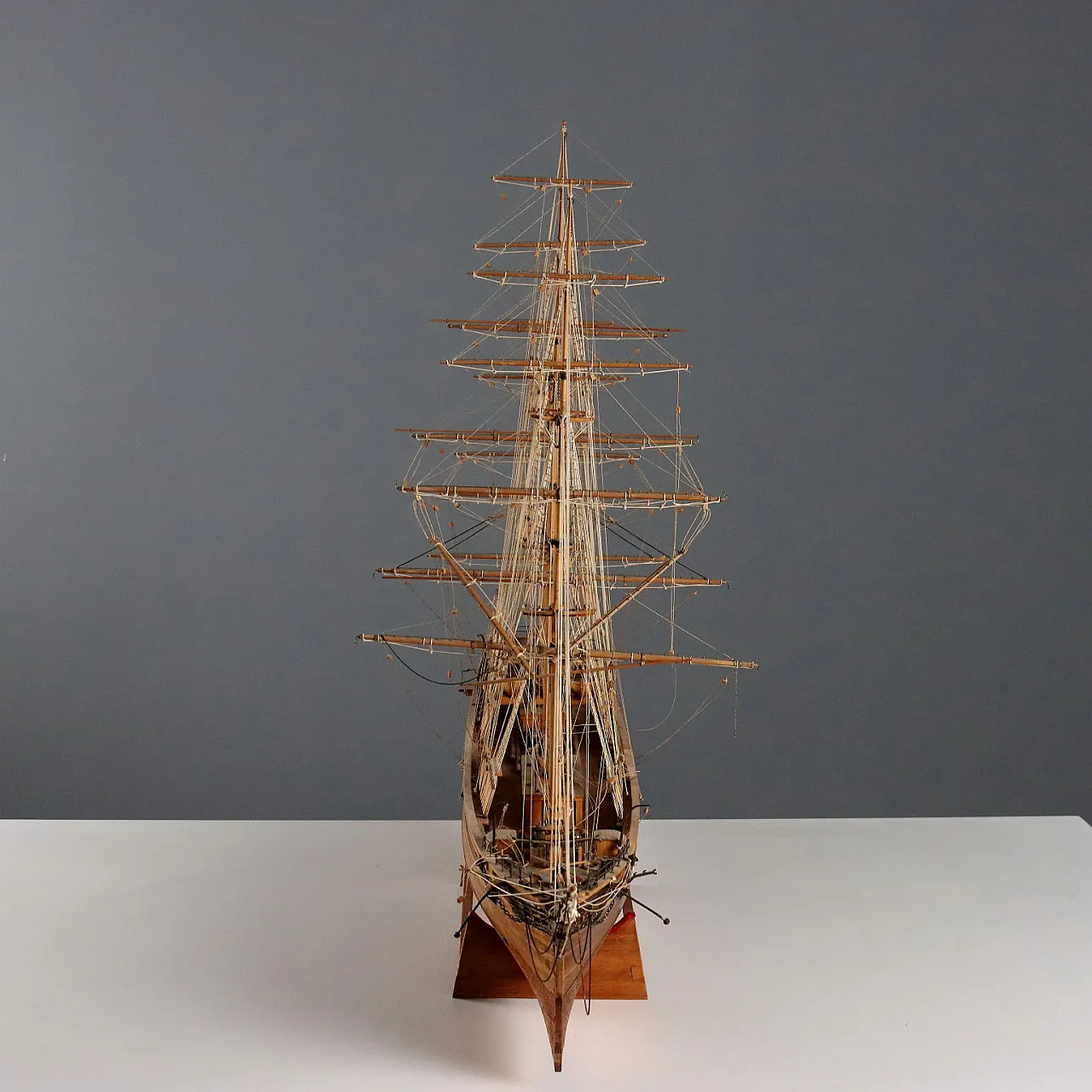 Vaso in legno costruito a mano, '900 6