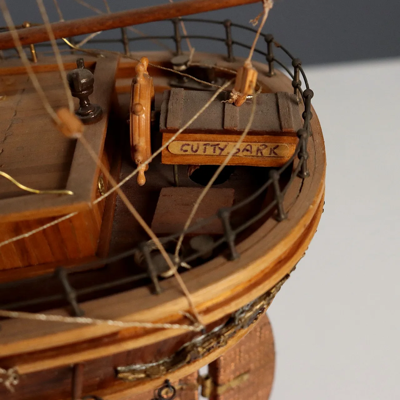 Vaso in legno costruito a mano, '900 9