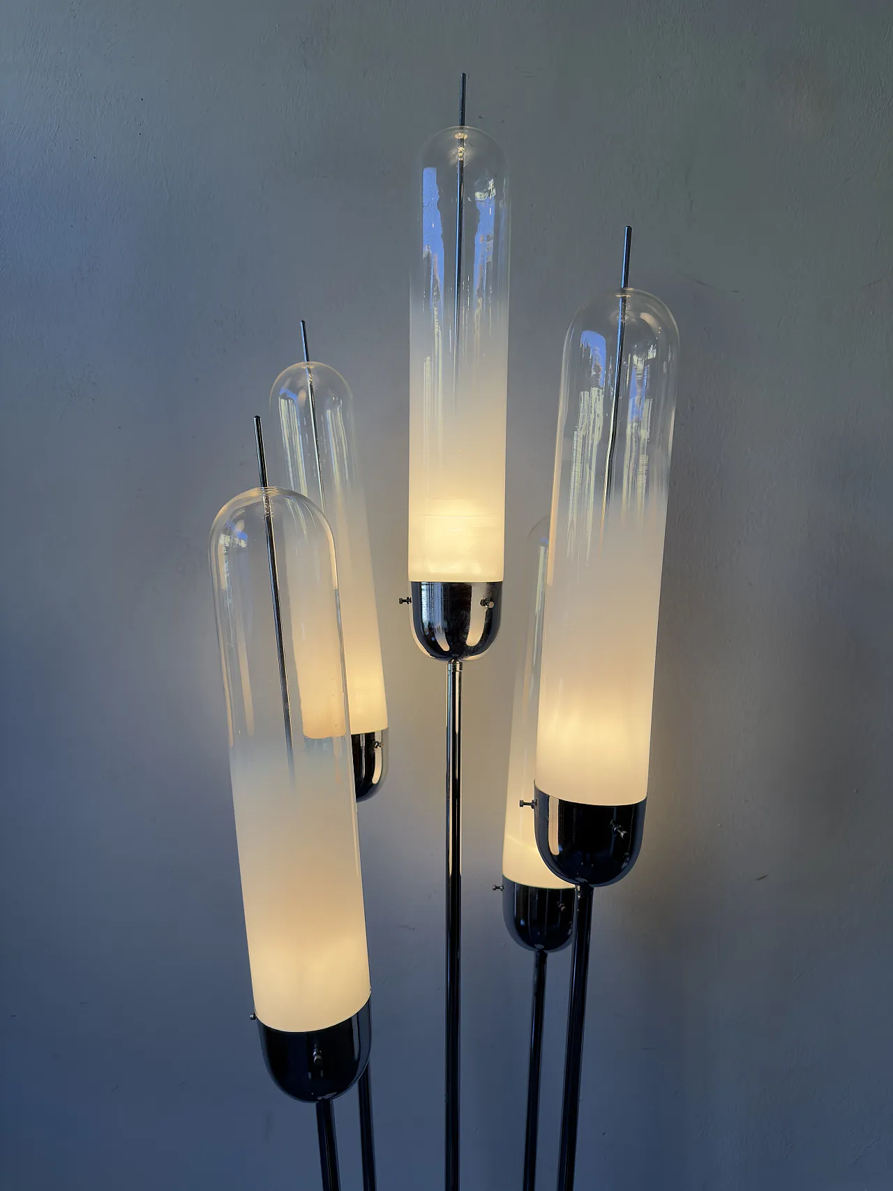 Lampada da terra in vetro di Murano di Carlo Nason per Mazzega, '70 5