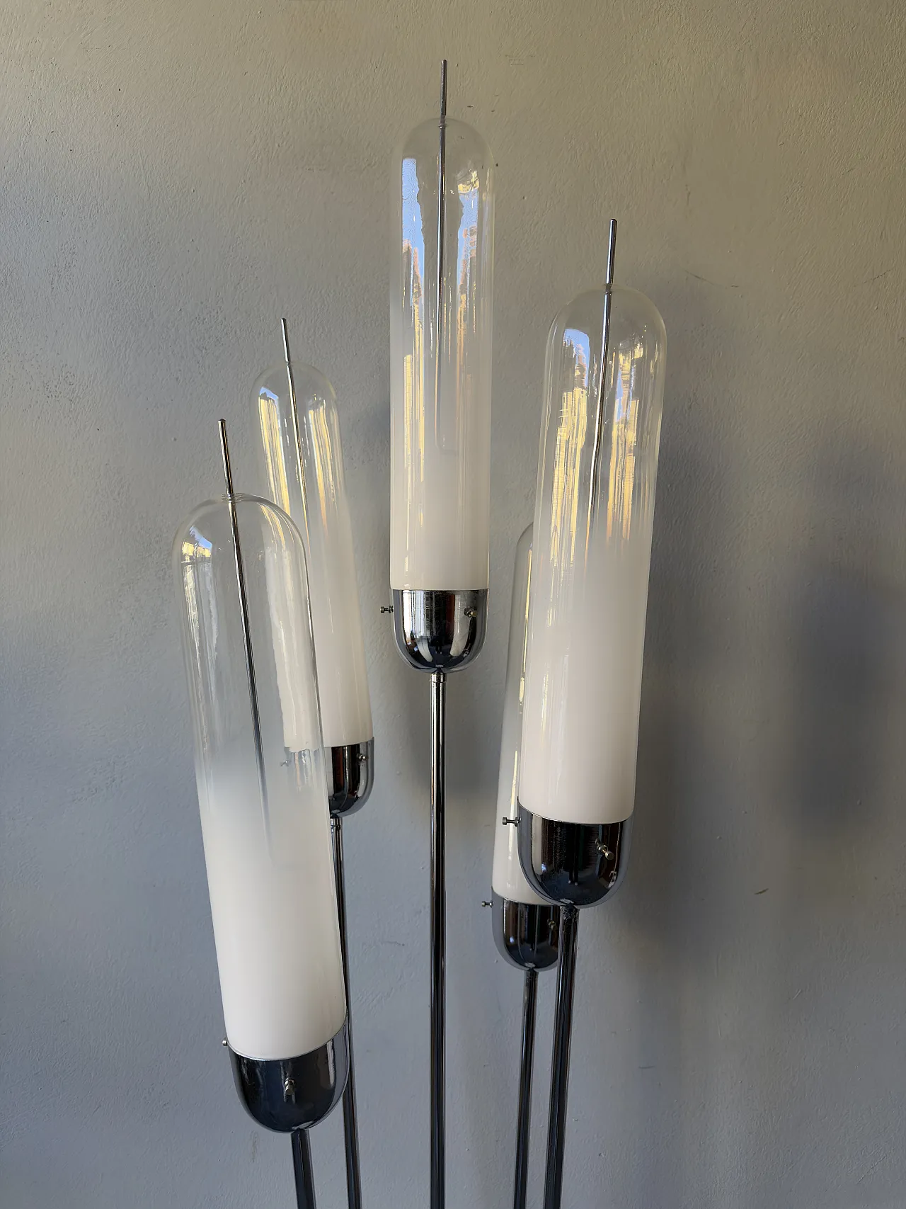 Lampada da terra in vetro di Murano di Carlo Nason per Mazzega, '70 7