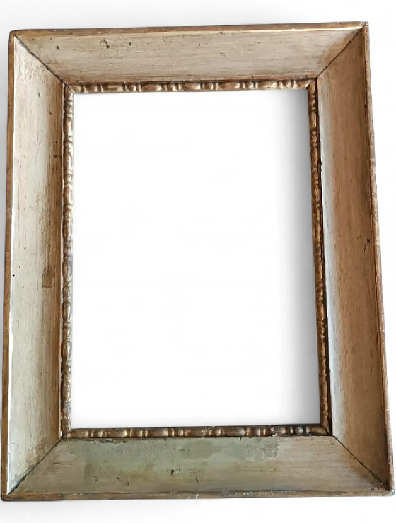 Empire frame in lacquered and gilded wood, early 19th century 10