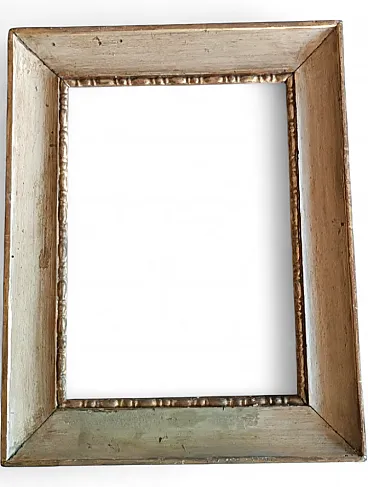 Cornice Impero in legno laccato e dorato, primo '800